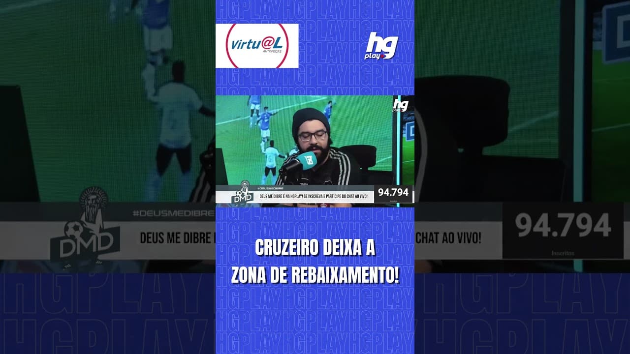 CRUZEIRO VENCE O GRÊMIO NO MINEIRÃO E SAI DA ZONA DO REBAIXAMENTO NO BRASILEIRÃO!