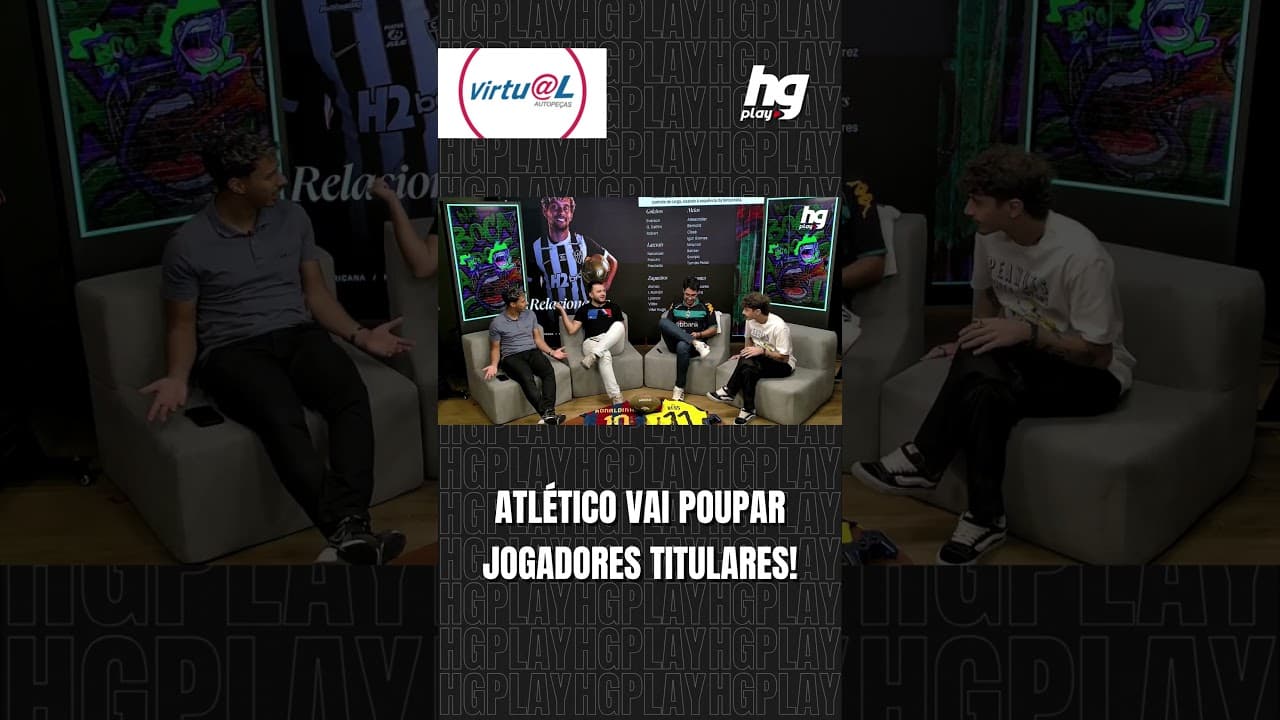 ATLÉTICO DIVULGA RELACIONADOS PARA A PARTIDA DA SUL-AMERICANA; VEJA!