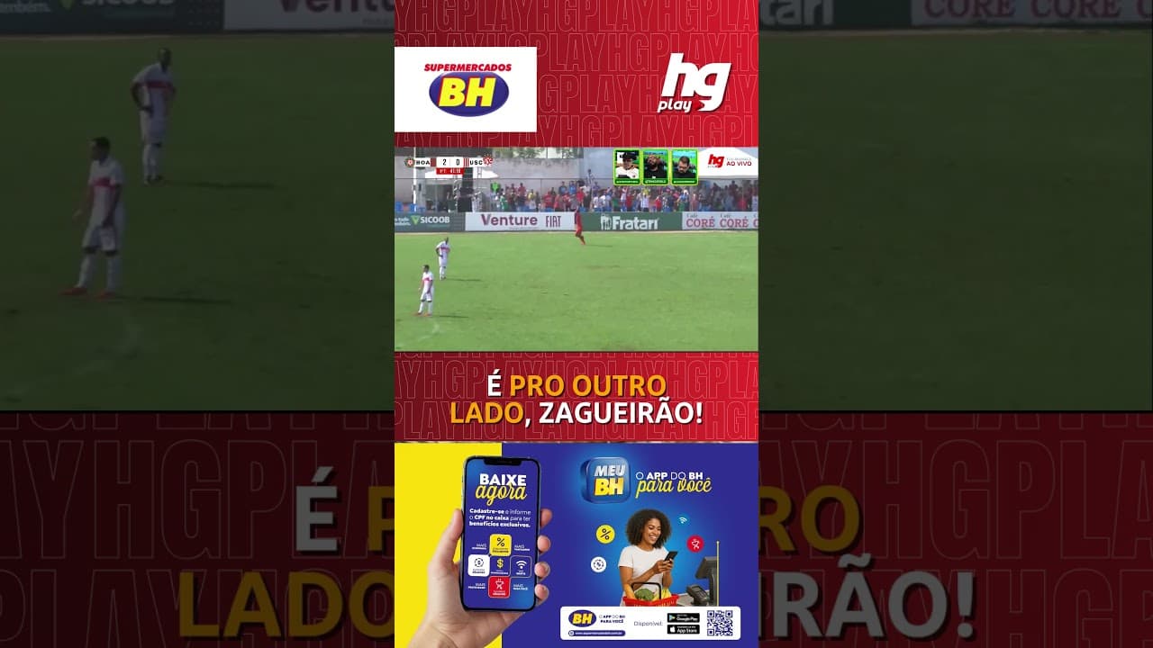 O ZAGUEIRÃO DO UBERABA MANDOU CONTRA E O BOA ESPORTE AMPLIA O MARCADOR NO MODULO 2 DO MINEIRO!