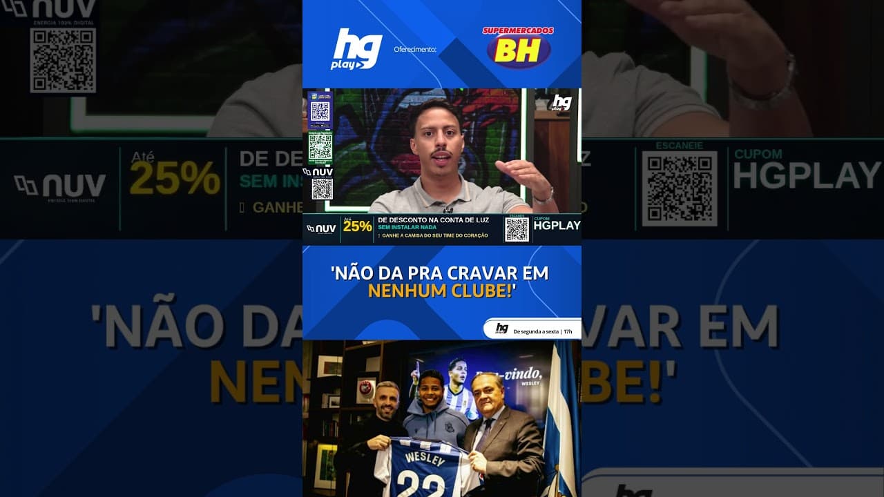 NEGOCIAÇÃO DO CRUZEIRO COM WESLEY PODE ESFRIAR? ENTENDA AS NOVIDADES!