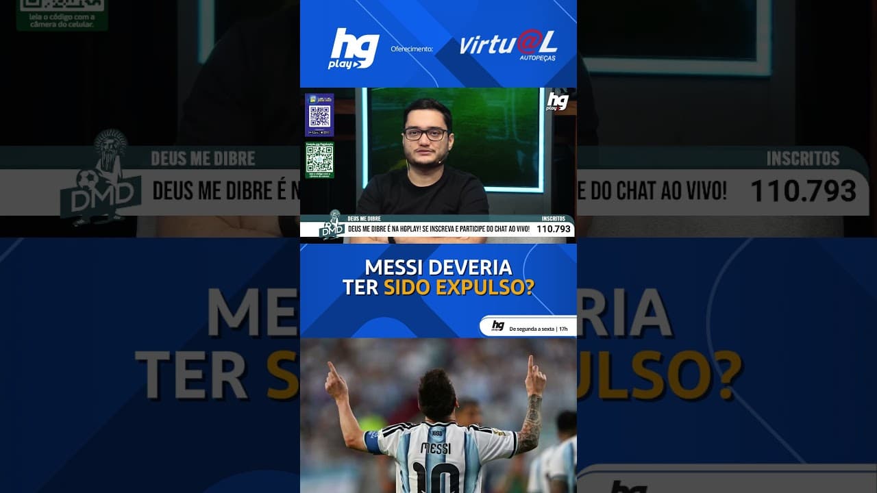 MESSI DEVERIA TER SIDO EXPULSO NA PARTIDA DE ONTEM, DIANTE DA ARGÉLIA?