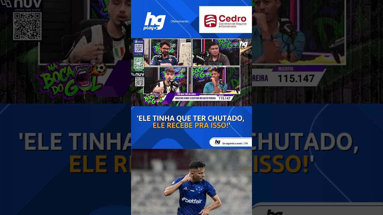 BRUNO RODRIGUES DEVERIA TER CHUTADO CARA A CARA COM MORISCO? O CAMISA 9 ACERTOU EM TER TOCAR A BOLA?