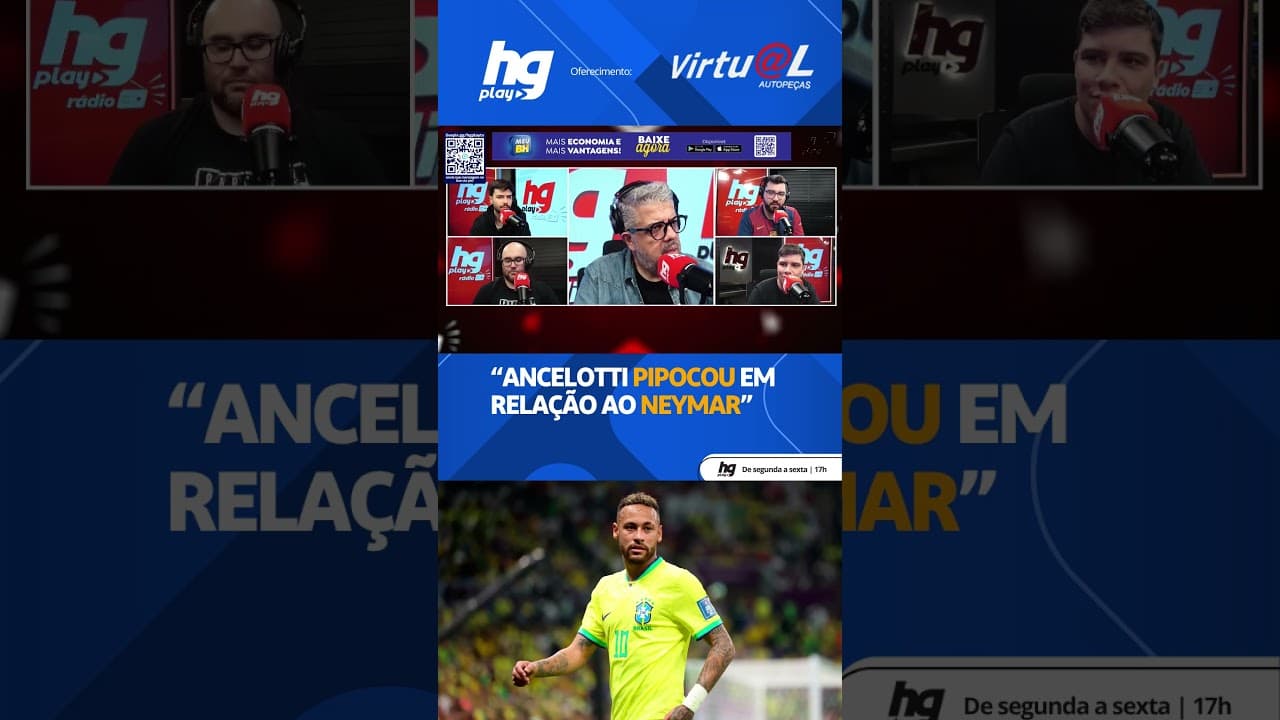 ANCELOTTI "CEDEU À PRESSÃO" AO CONVOCAR NEYMAR PARA A SELEÇÃO?