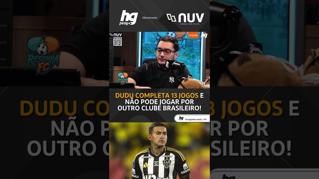 AFINAL: O ATLÉTICO CONTA OU NÃO COM DUDU PARA 2026? MAIS UMA BOLA FORA DA DIRETORIA?
