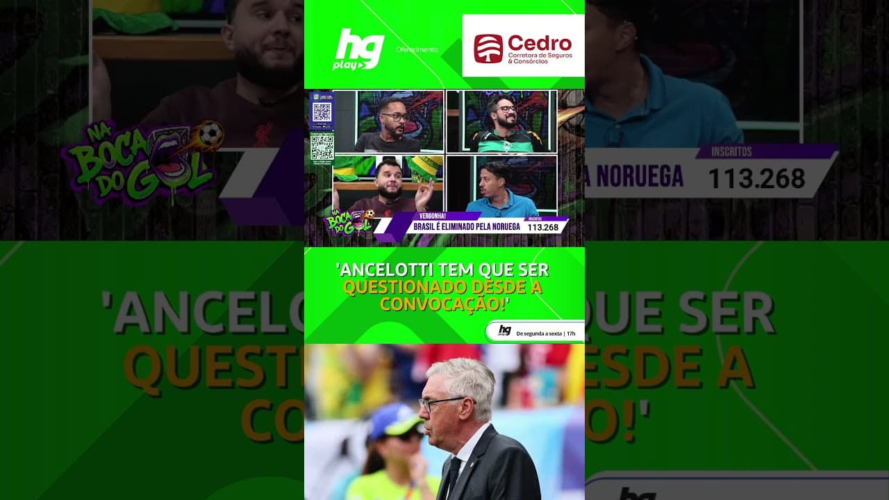 CARLO ANCELOTTI ERROU DESDE A CONVOCAÇÃO PARA A COPA DO MUNDO?