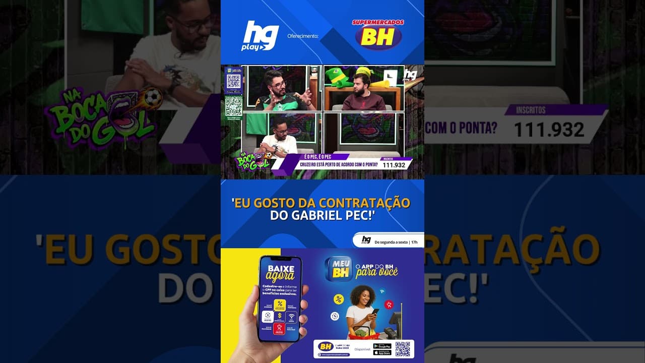 GABRIEL PEC SERIA TITULAR NO CRUZEIRO? É UMA BOA CONTRATAÇÃO?