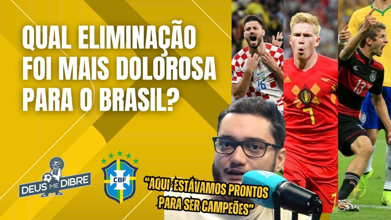 QUAL ELIMINAÇÃO DOEU MAIS PARA A SELEÇÃO BRASILEIRA: 2014, 2018 OU 2022?