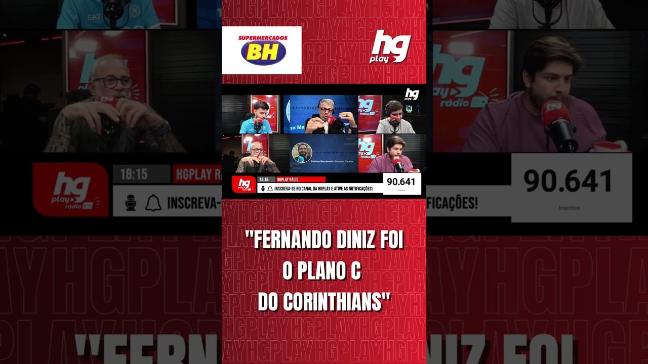 FERNANDO DINIZ FOI A TERCEIRA OPÇÃO DO CORINTHIANS