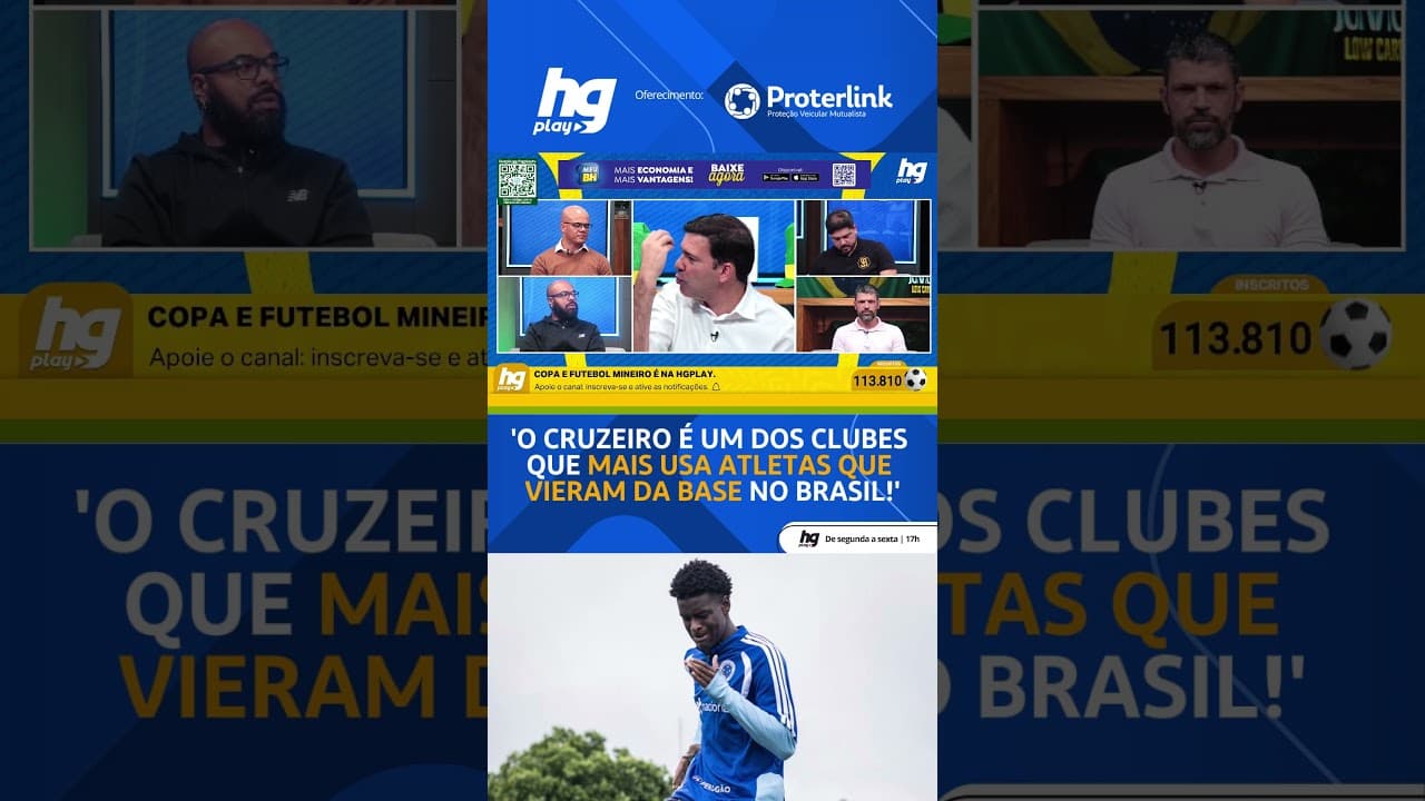 O CRUZEIRO TEM TRABALHADO BEM COM OS ATLETAS QUE SOBEM DAS CATEGORIAS DE BASE?