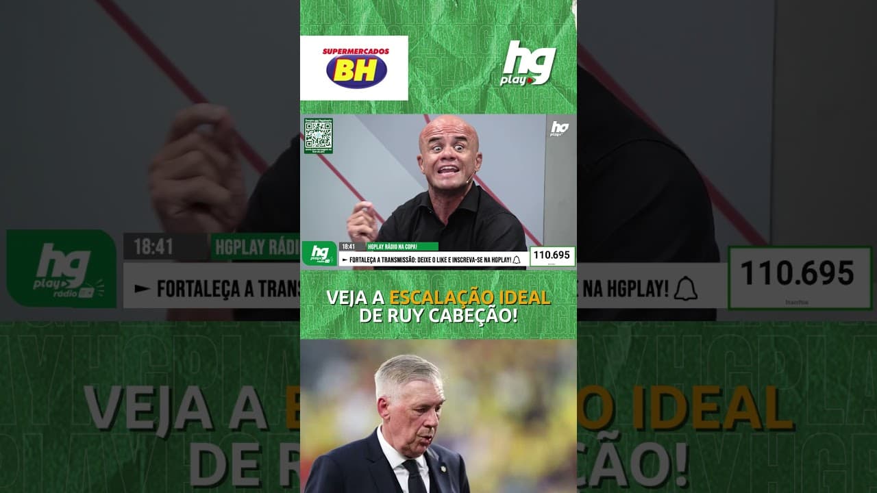 RUY CABEÇÃO ESCALA A "SELEÇÃO BRASILEIRA IDEAL" PARA A COPA DO MUNDO; VEJA!