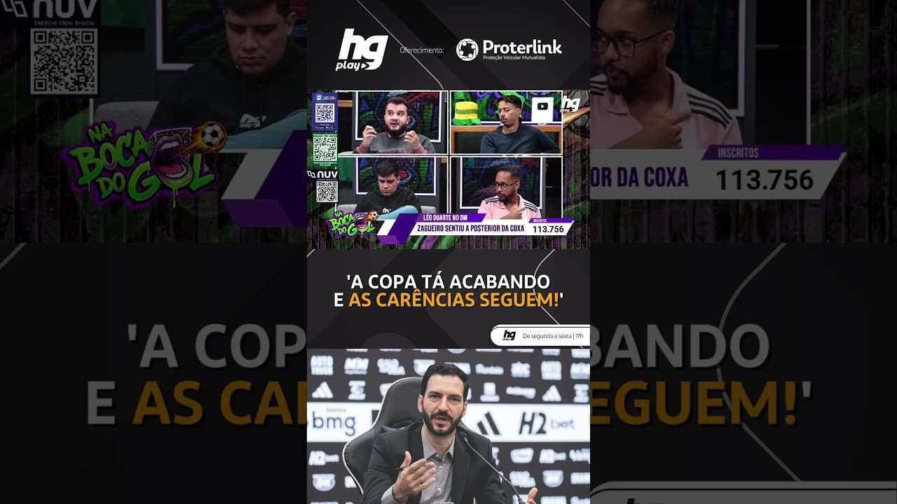 PARA A DIRETORIA DO ATLÉTICO, O ELENCO É BOM? O QUE EXPLICA A FALTA DE REFORÇOS?