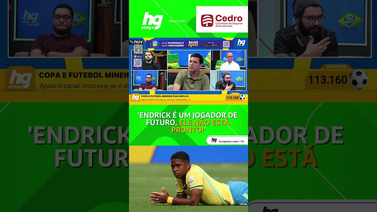 ENDRICK ESTÁ SENDO TRATADO COMO SOLUÇÃO CEDO DEMAIS?