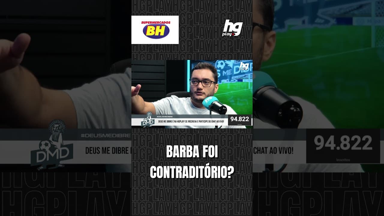 BARBA FOI CONTRADITÓRIO COM SUA COLETIVA POLÊMICA DE SEMANA PASSADA? COMENTARISTAS DEBATEM!