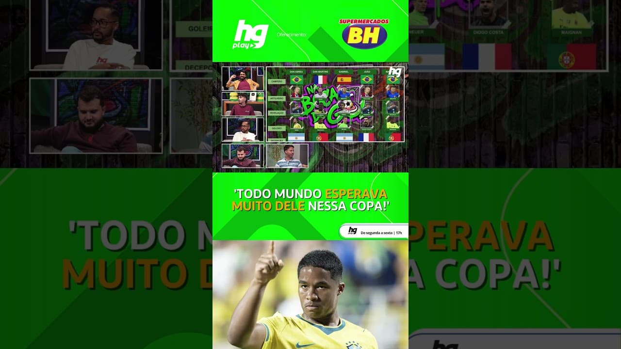 ENDRICK FOI A MAIOR DECEPÇÃO DA COPA DO MUNDO PELO BRASIL?