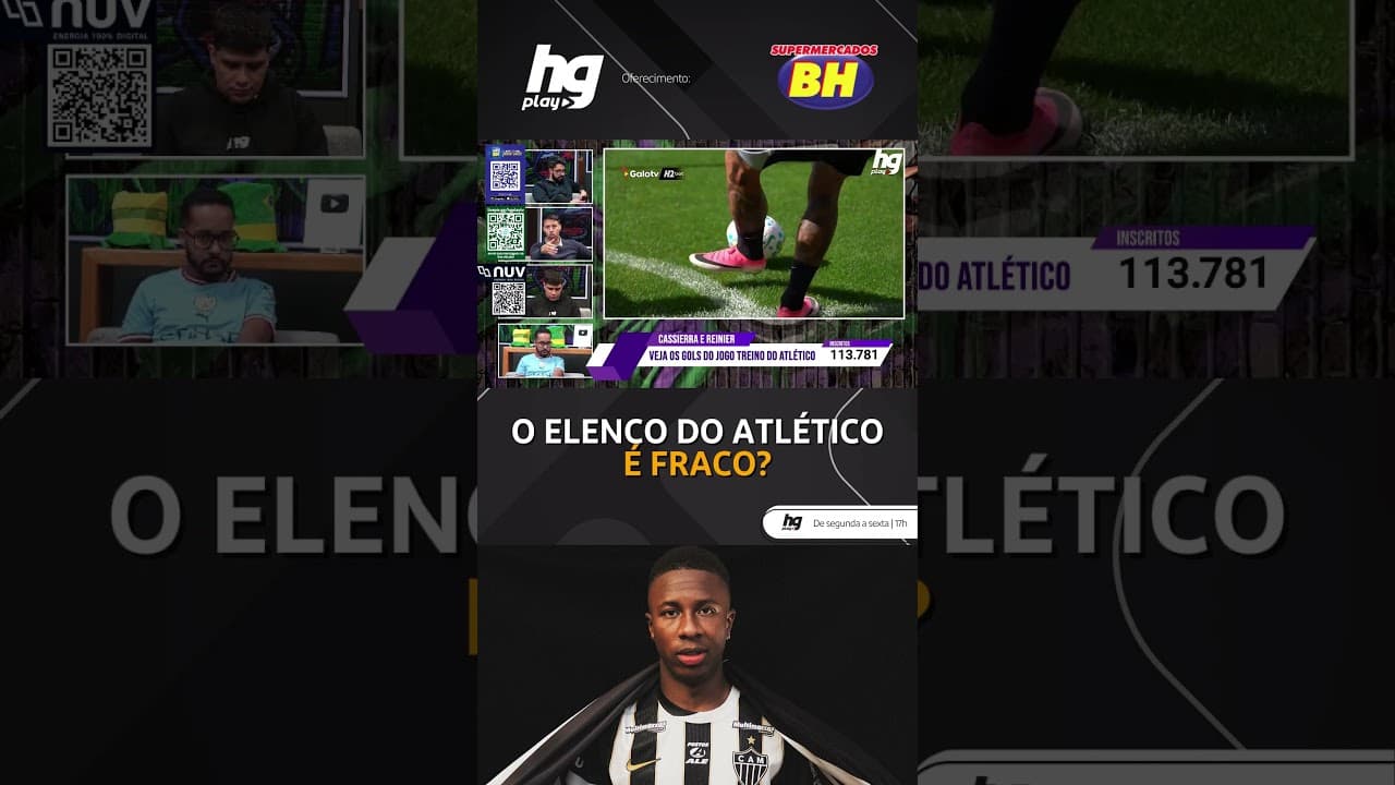 'NÃO ACHO O ELENCO FRACO, ACHO DESEQUILIBRADO!' DISPARA COMENTARISTA!