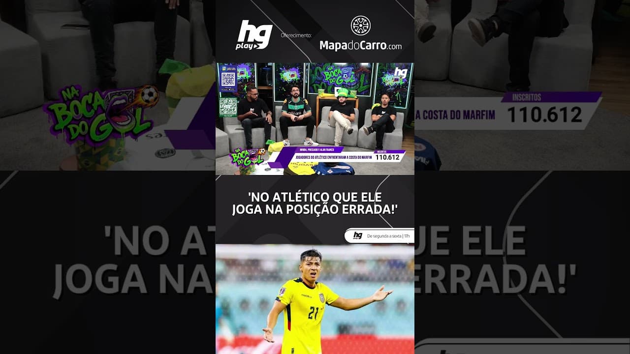 ATLÉTICO: POR QUE ALAN FRANCO NÃO DESEMPENHA O FUTEBOL QUE APRESENTA NA SELEÇÃO DO EQUADOR?