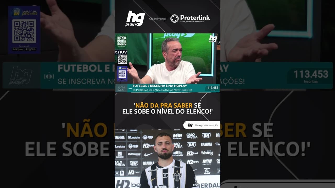 LÉO DUARTE SOBE O PATAMAR DO ELENCO DO ATLÉTICO, COMO DIZ PAULO BRACKS?