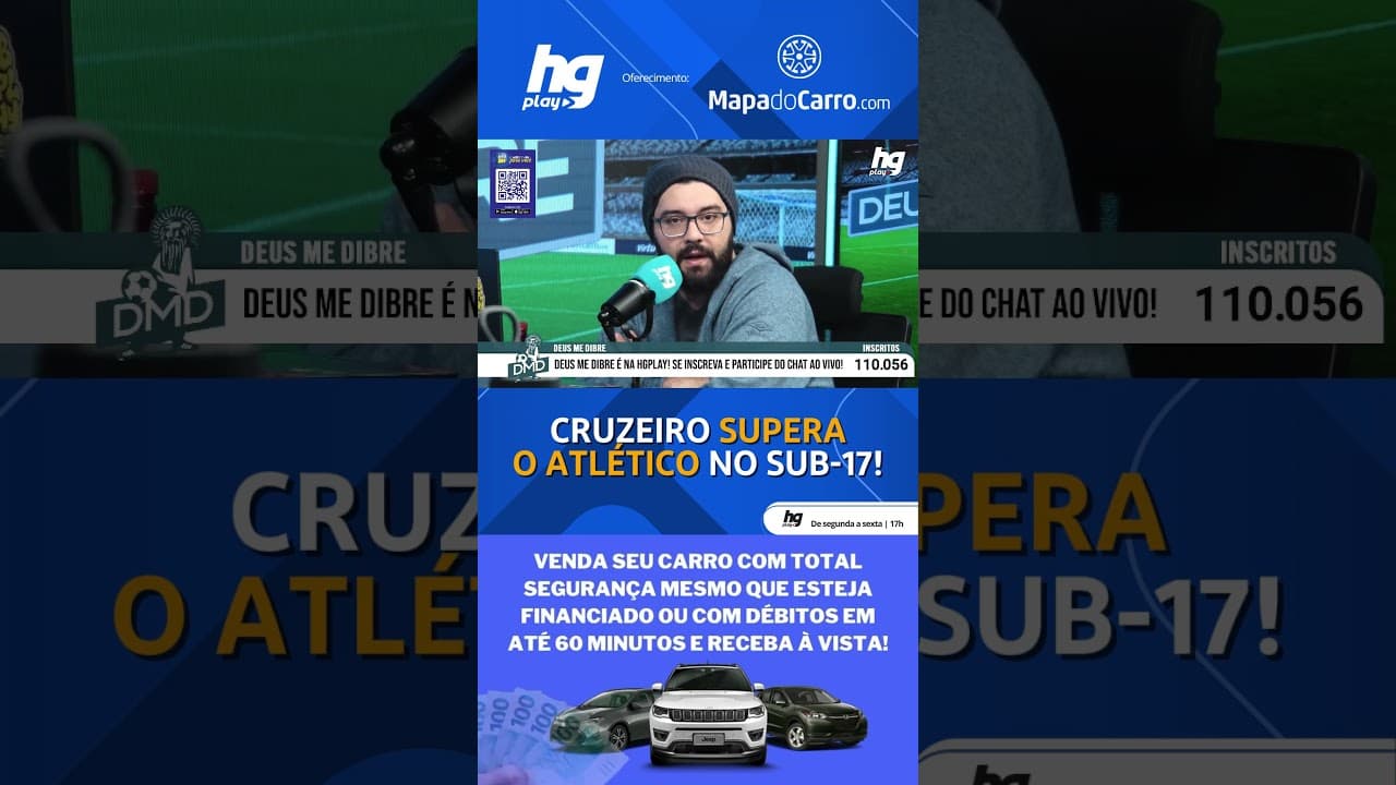 CRUZEIRO VENCE O ATLÉTICO PELO BRASILEIRÃO SUB-17!