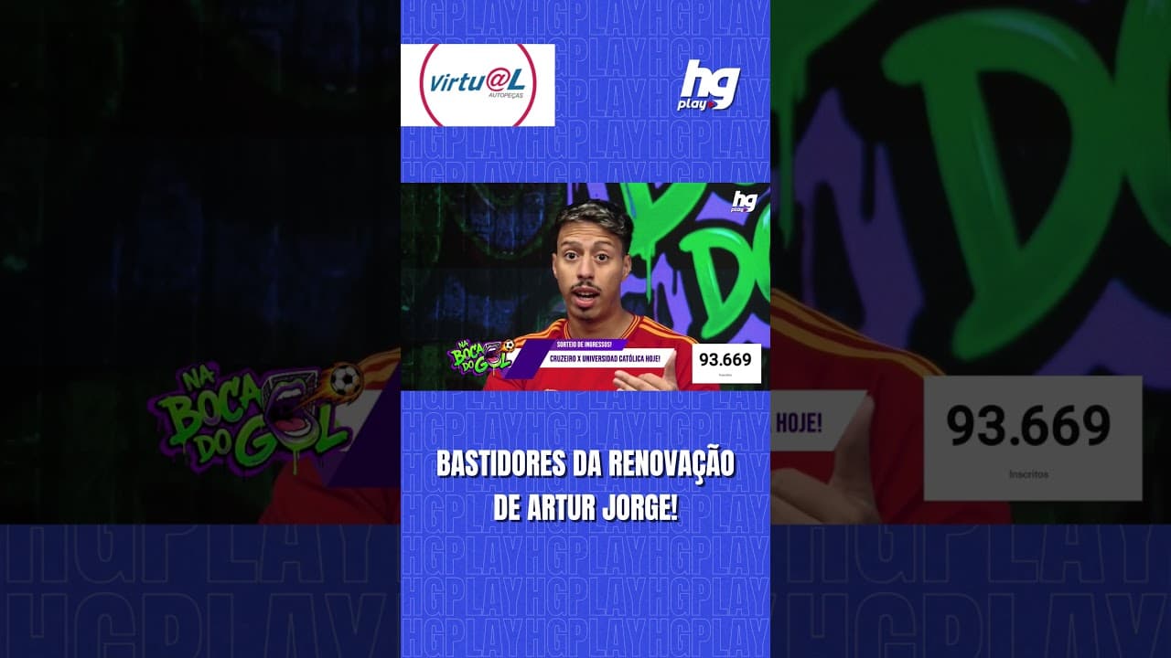 ENTENDA OS BASTIDORES DA RENOVAÇÃO DO CRUZEIRO COM O TÉCNICO ARTUR JORGE!
