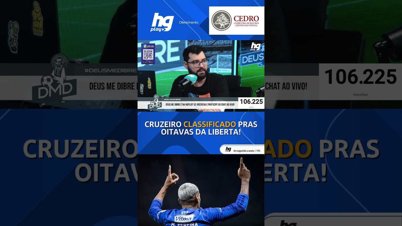 CRUZEIRO VENCE O BARCELONA DE GUAYAQUIL E SE CLASSIFICA PARA AS OITAVAS DA LIBERTADORES!