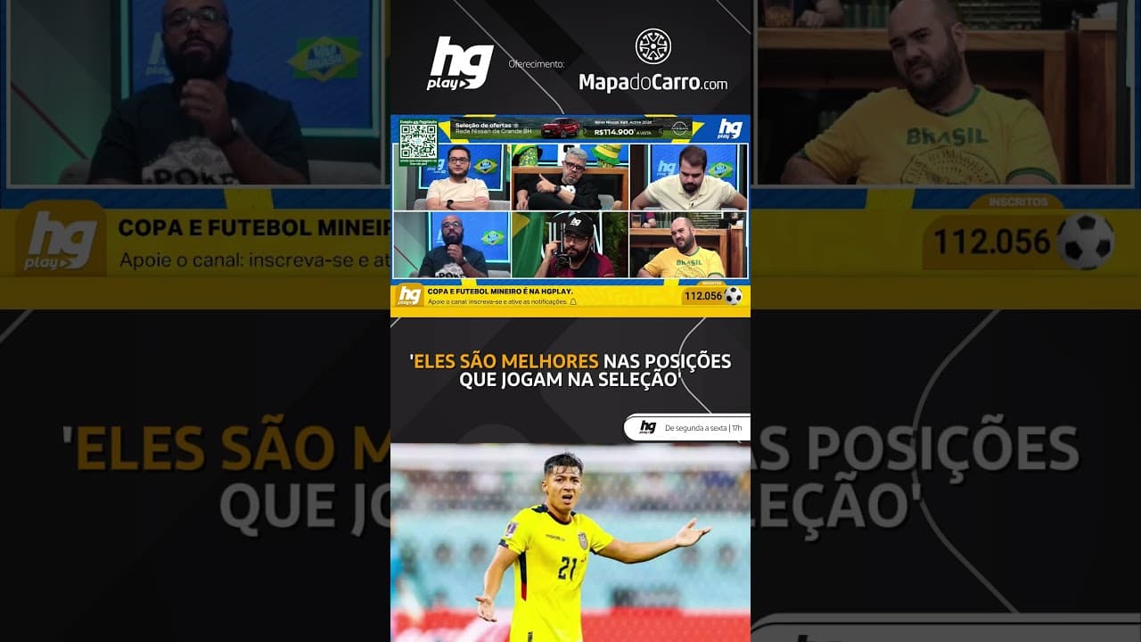 JOGADORES DO EQUADOR DEVEM MUDAR DE POSIÇÃO NO ATLÉTICO?