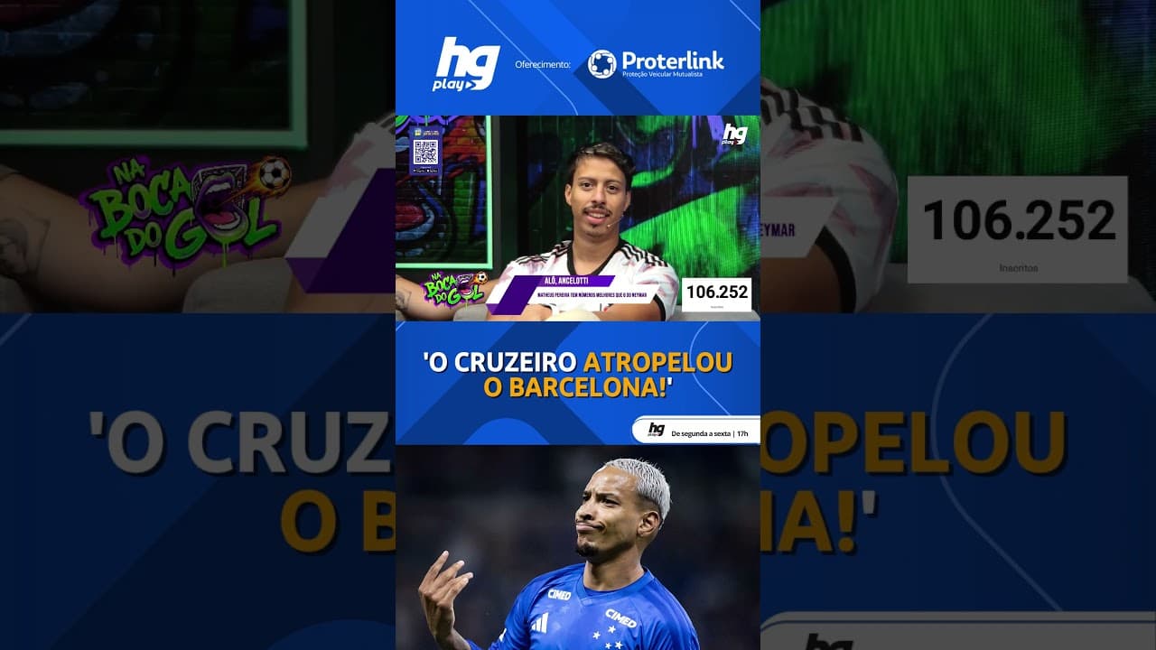 CRUZEIRO ATROPELA O BARCELONA DE GUAYAQUIL E SE CLASSIFICA PARA AS OITAVAS DA LIBERTADORES!