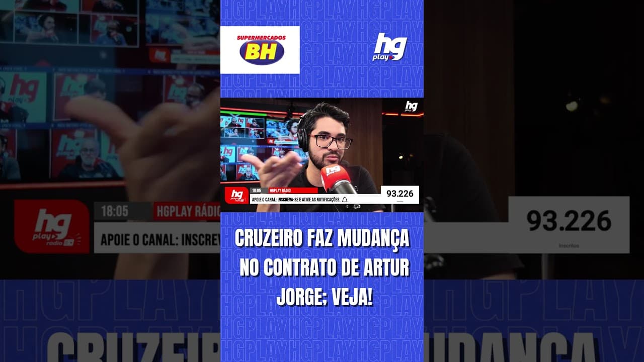 AGORA: ENTENDA OS MOLDES DA RENOVAÇÃO DE ARTUR JORGE COM O CRUZEIRO!