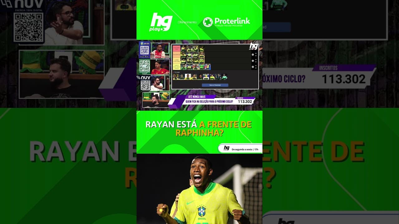 RAPHINHA AINDA TEM FUTEBOL PARA ESTAR NA PRÓXIMA COPA? RAYAN ESTÁ NA FRENTE DELE?