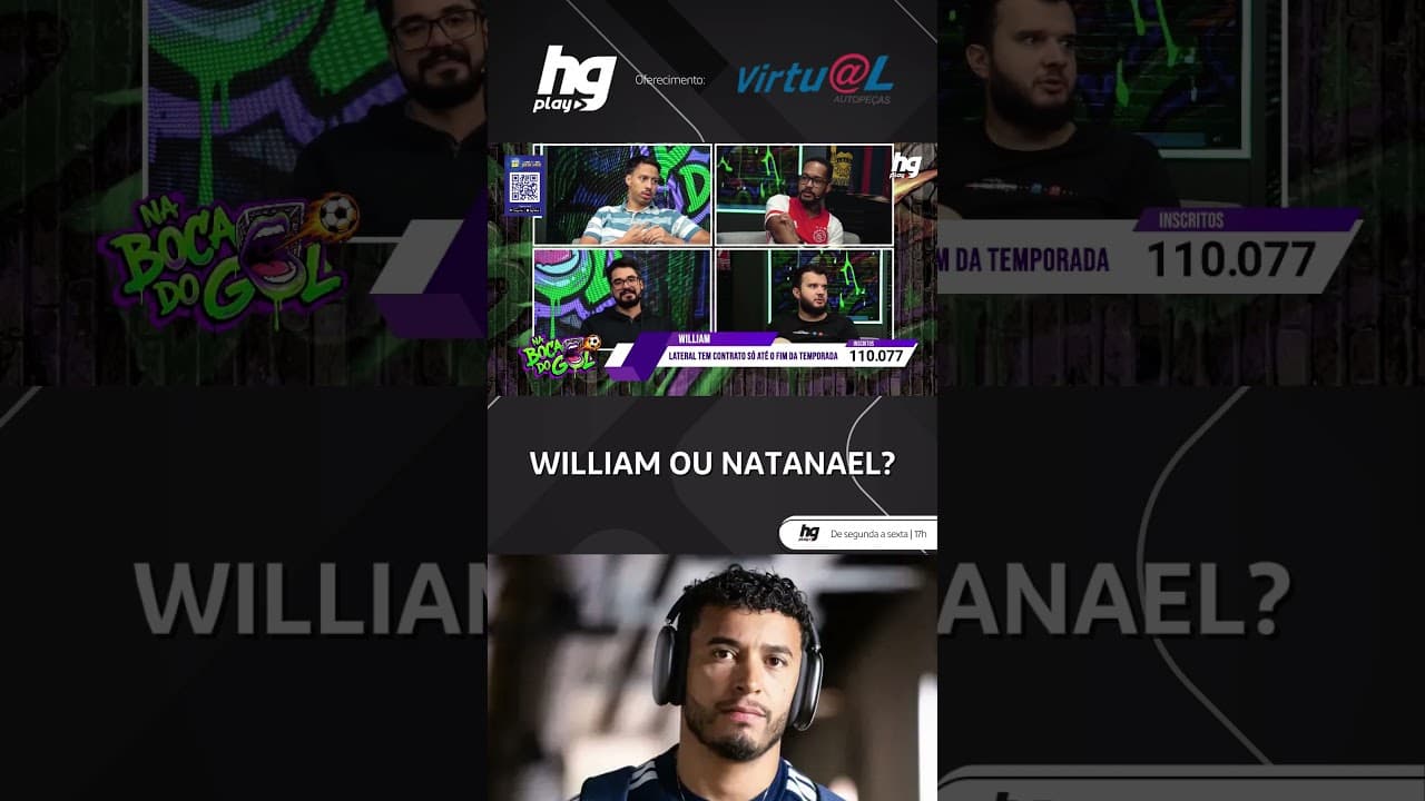 NA BOCA DO GOL PERGUNTA: ATLETICANO, VOCÊ ACEITARIA WILLIAM NO ATLÉTICO?