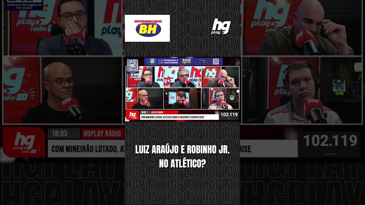 ATLÉTICO VAI ATRÁS DE LUIZ ARAÚJO E ROBINHO JR.? VEJA O QUE SE SABE DAS NEGOCIAÇÕES!