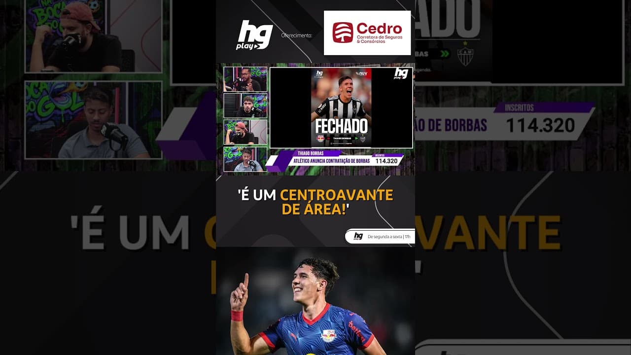 ATLÉTICO ACERTOU NA CONTRATAÇÃO DE THIAGO BORBAS? COMENTARISTAS DEBATEM