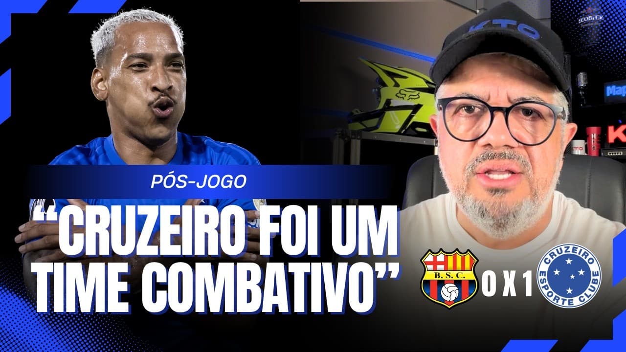 CRUZEIRO VENCE BARCELONA NA ESTRÉIA DA LIBERTADORES 2026 E MOSTROU QUE É UM TIME COMBATIVO SIM!