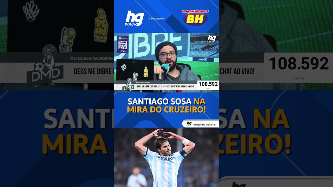 CRUZEIRO TEM INTERESSE NA CONTRATAÇÃO DO VOLANTE SANTIAGO SOSA, DO RACING; VEJA!