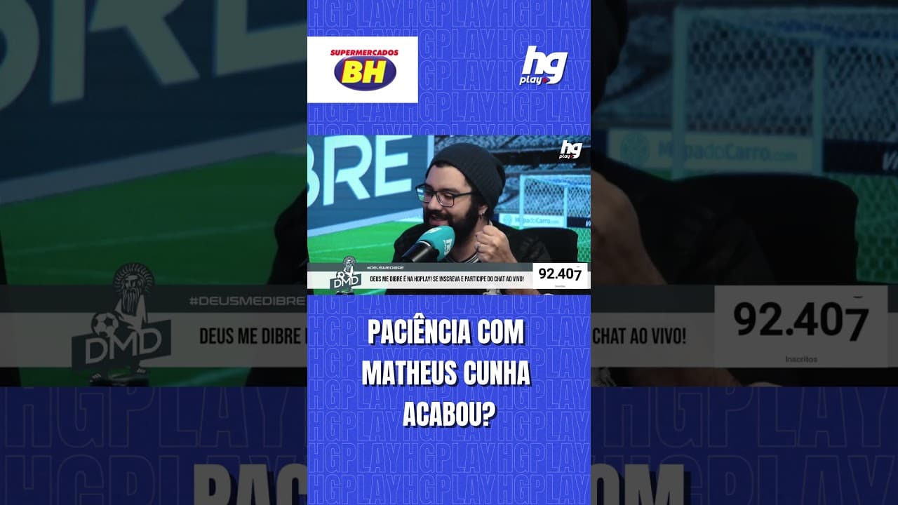 MATHEUS CUNHA PRECISA IR PRO BANCO PRA TENTAR RECUPERAR A CONFIANÇA? COMENTARISTAS DEBATEM!