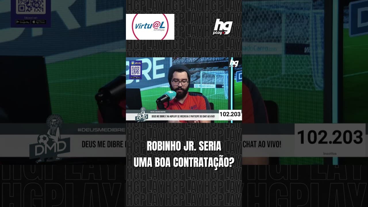 ROBINHO JR. SERIA UMA BOA CONTRATAÇÃO PARA O ATLÉTICO OU É MELHOR APOSTAR NA BASE?