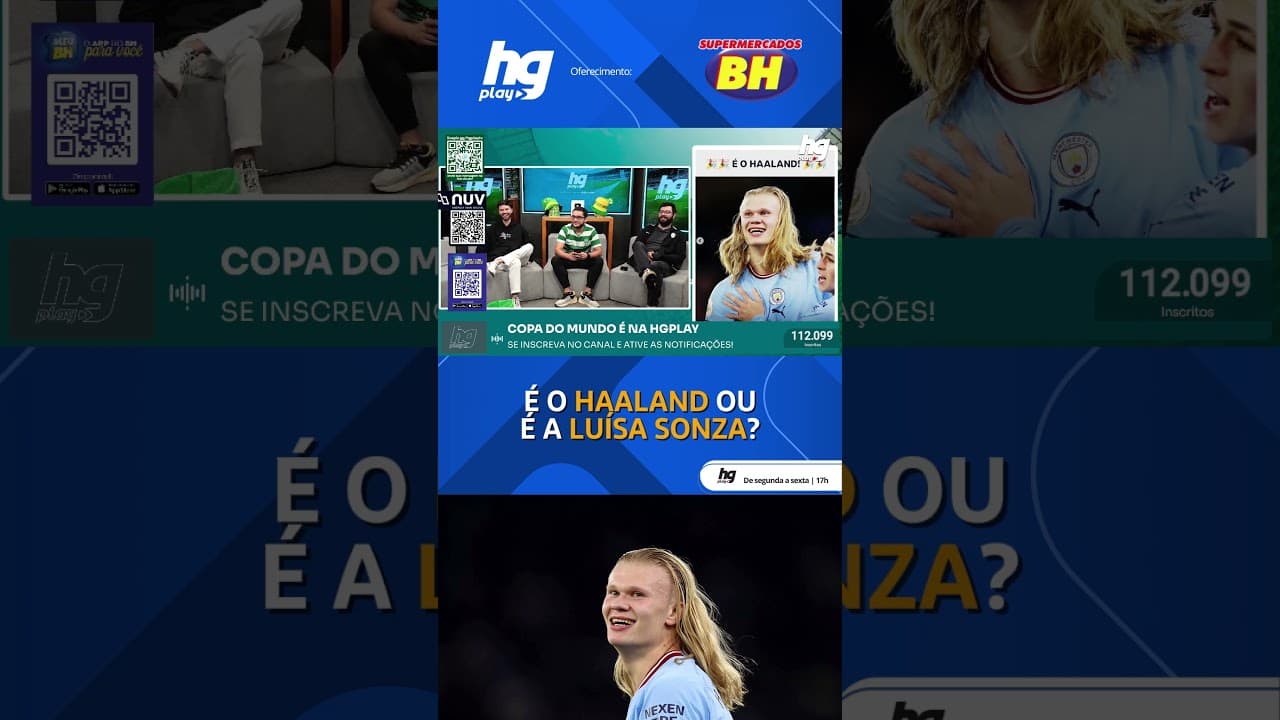 DA PRA ADIVINHAR SE É O HAALAND OU A LUÍSA SONZA NESSAS FOTOS?