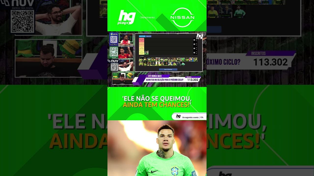 GOLEIRO EDERSON AINDA PODE TER ESPAÇO NA SELEÇÃO BRASILEIRA?