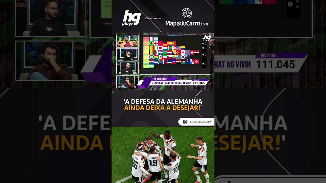 ALEMANHA CHEGA COMO UMA DAS FAVORITAS PRA GANHAR A COPA?