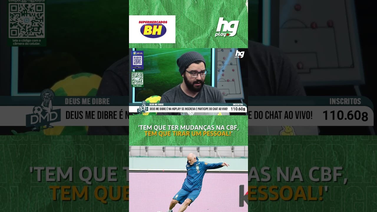 A REFORMULAÇÃO NA SELEÇÃO BRASILEIRA TEM QUE COMEÇAR DE DENTRO PRA FORA?