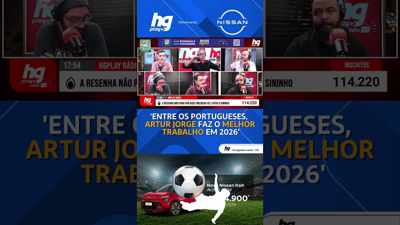 O TRABALHO DE ARTUR JORGE ESTÁ EM QUAL PATAMAR ENTRE OS MELHORES DO FUTEBOL BRASILEIRO NESTE ANO?
