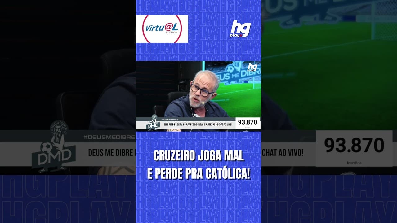 CRUZEIRO PERDE PRA CATÓLICA E SE COMPLICA NA LIBERTADORES; VEJA!