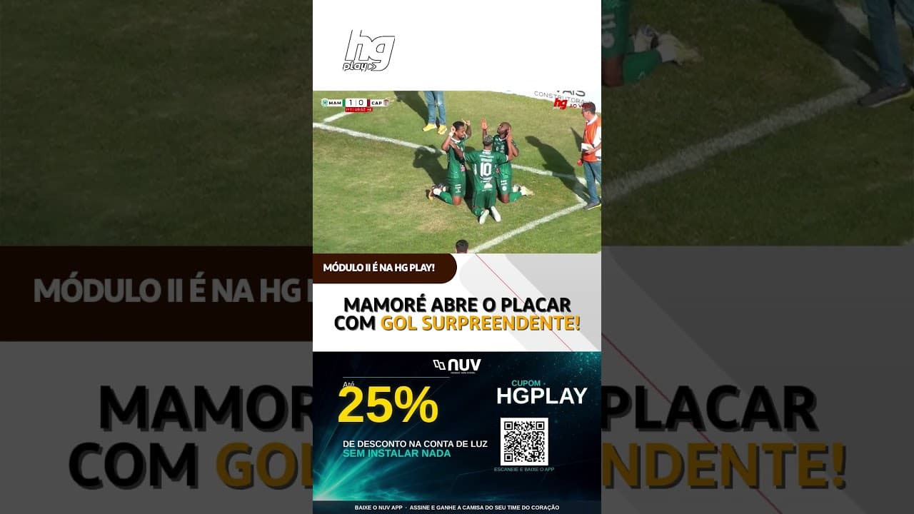 NINGUÉM ESPERAVA POR ESSE GOL! MAMORÉ ABRE O PLACAR DIANTE DO PATROCINENSE NO MINEIRO MÓDULO II!