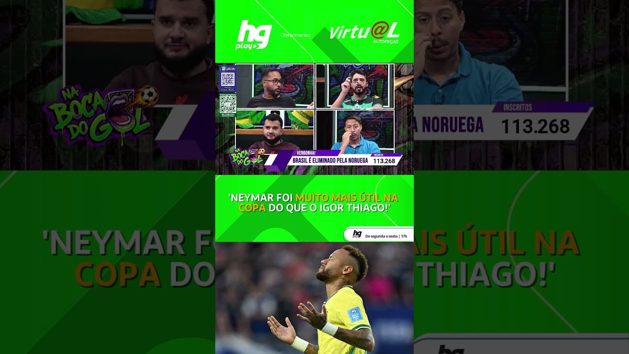 SELEÇÃO BRASILEIRA NIVELADA POR BAIXO: ERA O JOGO PRO NEYMAR ENTRAR?