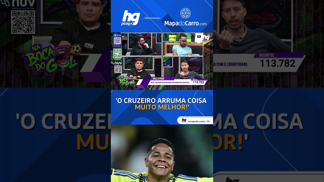 QUEM PODE SER UM BOM NOME PARA A PONTA DO CRUZEIRO APÓS A DESISTÊNCIA POR WESLEY?