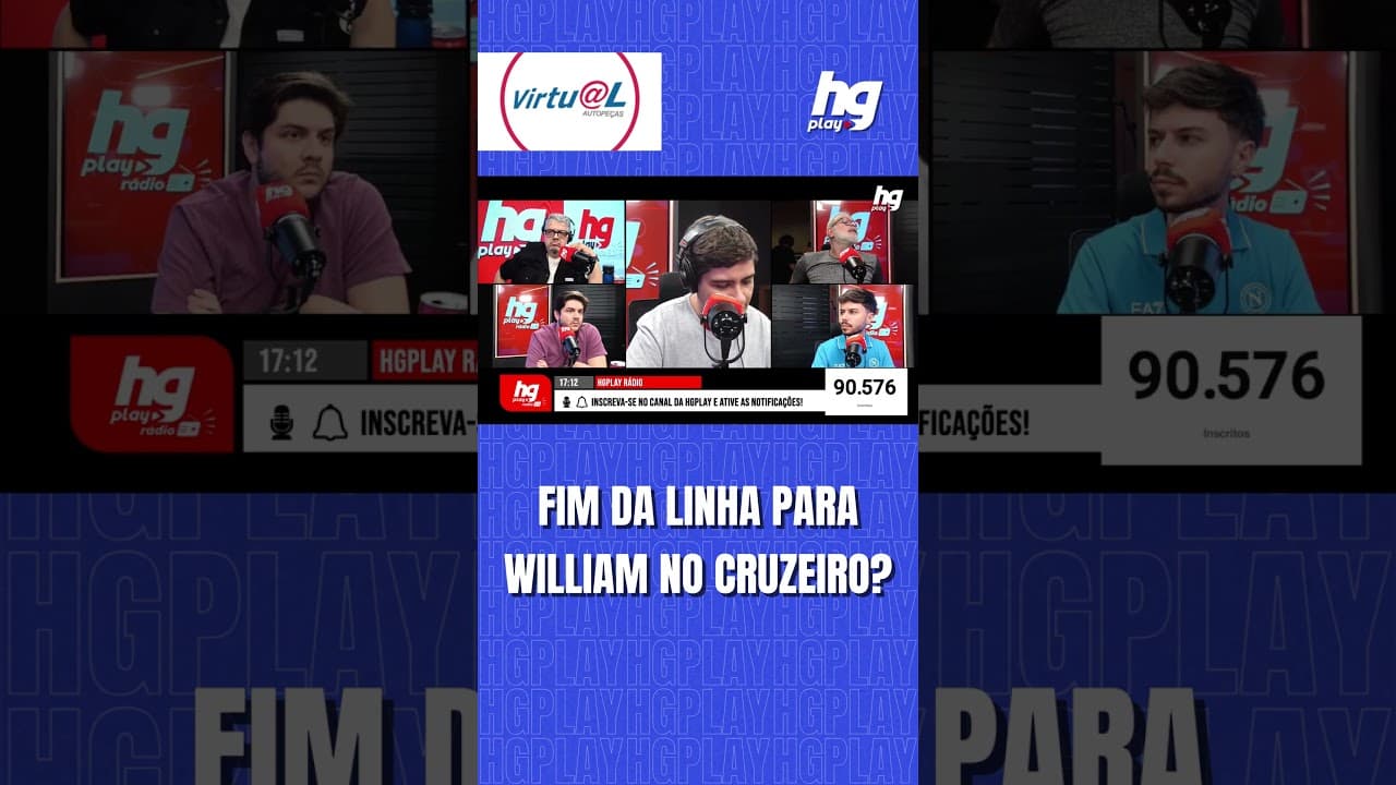 FIM DA LINHA PARA WILLIAM NO CRUZEIRO?