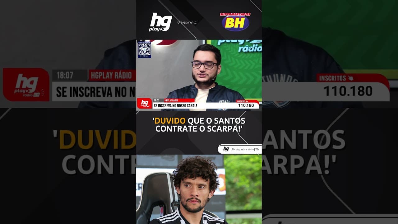 SANTOS TEM CONDIÇÕES DE CONTRATAR GUSTAVO SCARPA? VEJA O QUE SE SABE!