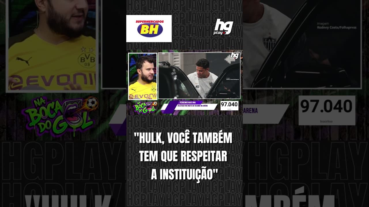 HULK ERROU AO SAIR DA ARENA MRV?
