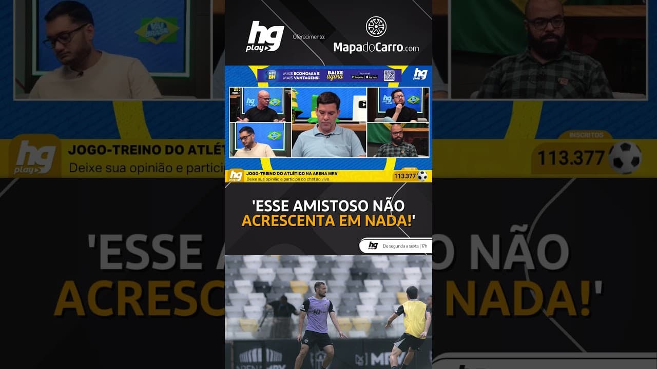 JOGO TREINO DO ATLÉTICO ADIANTA DE ALGUMA COISA PARA O TIME PROFISSIONAL?