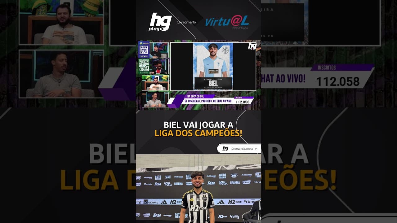 BIEL É OFICIALIZADO COMO REFORÇO DE CLUBE DE CHAMPIONS LEAGUE; VEJA!