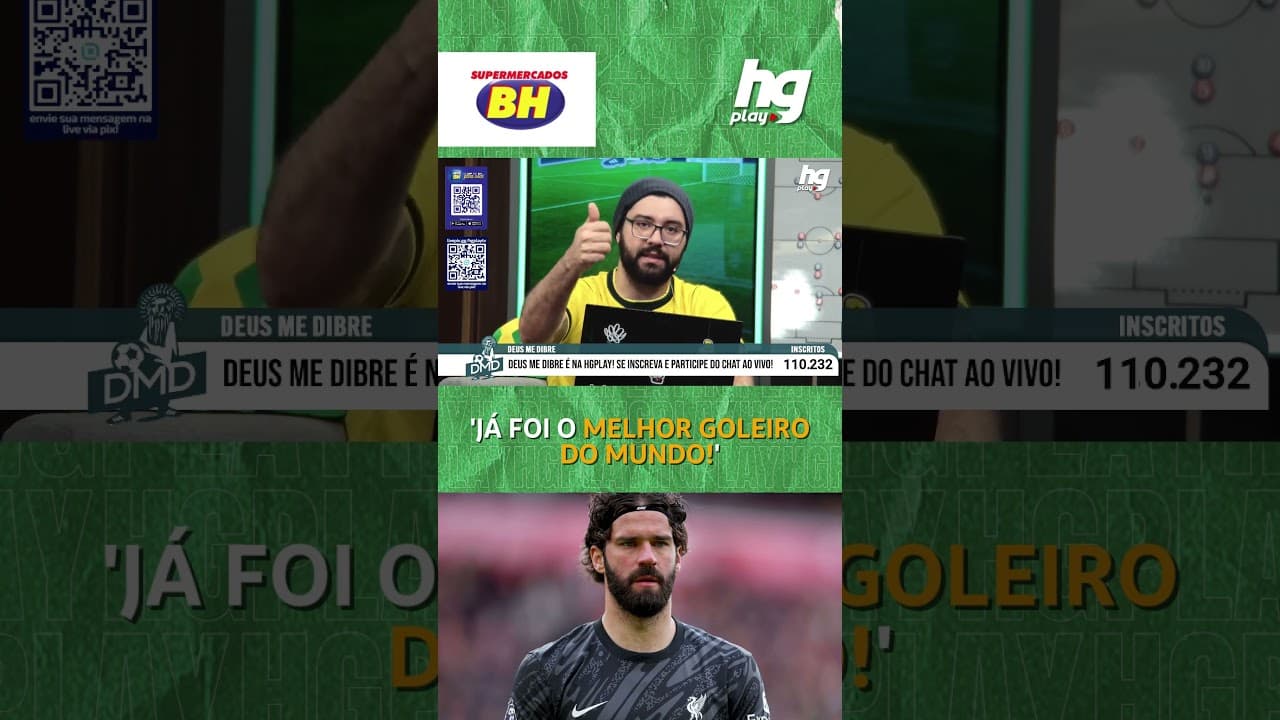 ALISSON ESTÁ SUSCETÍVEL A CRÍTICAS OU OS TORCEDORES PEGAM PESADO COM ELE?